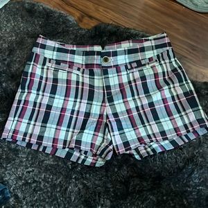 Banana Republic plaid women’s shorts size 2